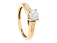 Smycken - RING, 14K guld/vitguld - View 1