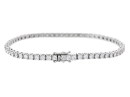 Smycken - TENNISARMBAND, 18K vitguld - View 2