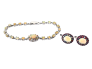 Smycken, ARMBAND & ÖRHÄNGEN, sterlingsilver, i auktion: Allmänna – Tisdag 28 juli