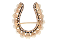 Smycken - BROSCH, 18K roséguld/silver - View 2