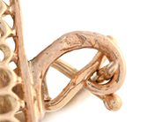 Smycken - BROSCH, 18K roséguld/silver - View 4