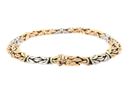 Smycken - ARMBAND, 14K guld/vitguld - View 2