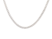 Smycken, HALSKEDJA, sterlingsilver, i auktion: Allmänna – Tisdag 28 juli