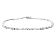 Smycken - TENNISARMBAND, 18K vitguld - View 1