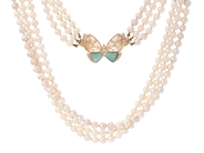 Smycken - PÄRLCOLLIER, 3-rader - View 1