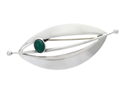 Smycken, BROSCH, silver, i auktion: Lilla Smycken – Tisdag 2 juni