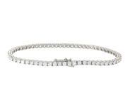Smycken - TENNISARMBAND, platina - View 2