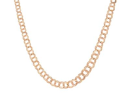 COLLIER, 18K guld, bismarcklänk, doserad från 0,3 cm till 0,6 cm, längd 43 cm, kistlås, säkerhetsåttor, vikt 16,6 g.