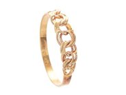 RING, 18K guld, bismarck, stl 18,5 mm, vikt 1,7 g.