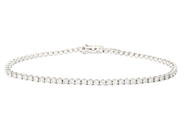 Smycken, TENNISARMBAND, 18K vitguld, i auktion: Klassiska – Lördag 16 maj