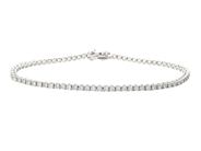 Smycken - TENNISARMBAND, 18K vitguld - View 1