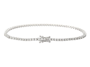Smycken - TENNISARMBAND, 18K vitguld - View 2
