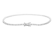 Smycken - TENNISARMBAND, 18K vitguld - View 2