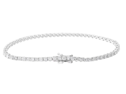 Smycken - TENNISARMBAND, 18K vitguld - View 2