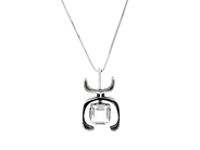 Smycken, HÄNGE MED KEDJA, sterlingsilver, i auktion: Allmänna – Tisdag 7 juli