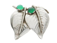 Smycken, BROSCH, silver, i auktion: Lilla Smycken – Tisdag 16 juni