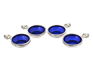 Silver, GEORG JENSEN, 4 st saltkar, i auktion: Moderna – Torsdag 4 juni