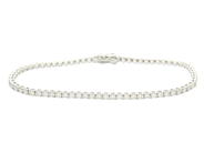 Smycken - TENNISARMBAND, 18K vitguld - View 1
