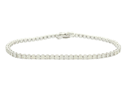 Smycken - TENNISARMBAND, 18K vitguld - View 1