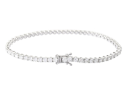 Smycken - TENNISARMBAND, 18K vitguld - View 2