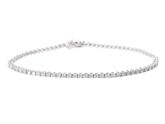 Smycken - TENNISARMBAND, 18K vitguld - View 1