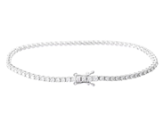 Smycken - TENNISARMBAND, 18K vitguld - View 2