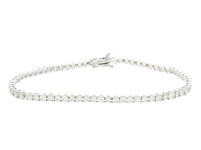 Smycken, TENNISARMBAND, 18K vitguld, i auktion: Lilla Smycken – Tisdag 16 juni