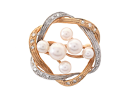 Smycken - PÄRLAVKORTARE, 18K guld/vitguld - View 1