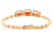 Smycken - ARMBAND, 18K guld/vitguld - View 2