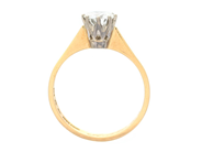 Smycken - ENSTENSRING, briljantslipad diamant 0,53 ct enligt gravyr - View 2