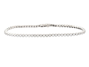 Smycken - TENNISARMBAND, 18K vitguld - View 1