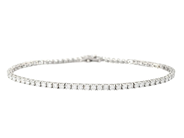Smycken - TENNISARMBAND, 18K vitguld - View 1