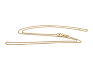 HALSKEDJA, 18K guld, pansarlänk, längd 43 cm, vikt 2,1 g.