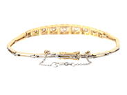 Smycken - ARMBAND, 18K guld & platina - View 2