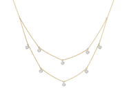 Smycken - COLLIER, 18K guld/vitguld - View 1