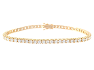 Smycken - TENNISARMBAND, 18K guld - View 1