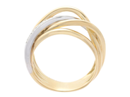 Smycken - RING, 18K guld/vitguld - View 2
