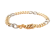 Smycken - ARMBAND, 18K guld/vitguld - View 2