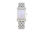 LONGINES, Dolce Vita, Serie nr. 31173340, Ref nr. L.5.155.4.92.6, Boett nr. L5.155.4.6, damur, 20 x 24,5 (30) mm, stål, quartz, safirglas, liten sekundvisare, pärlemorurtavla med diamanter (13 st. 8/8), originallänk, viklås, Ref nr. 27634, ca 2002.