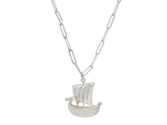 Smycken, HÄNGE MED KEDJA, sterlingsilver, i auktion: Allmänna – Tisdag 28 juli