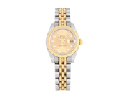 ROLEX, Oyster Perpetual, Datejust (Swiss Made), Chronometer, Ref nr. 179173, Serie nr. F779558, Cal 2235, Verk nr. A 1788962, Boett nr. 2320, damur, 26 mm, stål/guld, automatisk, safirglas, datum, diamanturtavla (10 st. 8/8), Jubileelänk, viklås (Crownclasp), Ref nr. 63133-CL11, cert, juli 2005.