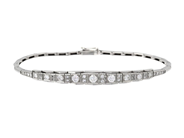 Smycken - ARMBAND, platina - View 1