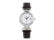 LONGINES, Equestrian, Cal 152.3, Serie nr. 43942356, Ref nr. L6.131.4.87.2, Boett nr. L6.131.4, damur, 30 mm, stål, quartz, safirglas, datum, pärlemorurtavla, diamanter på urtavlan (12 st. TW/VS-SI, 0,055 ctv), läderband, originalspänne, cert (ej komplett), ca 2020, box, ytterkartong.