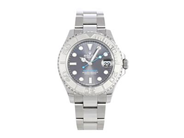 ROLEX, Oyster Perpetual Date, Yacht-Master 37, Chronometer, Ref nr. 268622, Serie nr. XS380757, Cal 2236, Verk nr. 43W698W5, Boett nr. 2470, midsize, 37 mm, stål/platina, automatisk, safirglas, datum, Oysterlocklänk, viklås, Ref nr. 78180-9US/931, cert, maj 2017, box, ytterkartong.