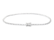 Smycken - TENNISARMBAND, platina - View 2