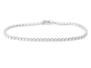 Smycken - TENNISARMBAND, platina - View 1