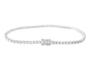Smycken - TENNISARMBAND, platina - View 2