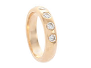 Smycken - ALLIANSRING, 18K guld - View 1