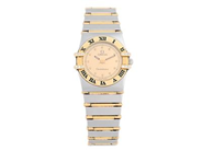 OMEGA, Constellation, Cal 1455, Serie nr. 50002630, Ref nr. DB 895.1086, Boett nr. 795.1076/895.1086, damur, 22,5 mm, stål/guld, quartz, safirglas, briljanter på boetten (12 st.), integrerad originallänk (helstav), viklås, Ref nr. 6051/081, ca 1986.