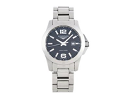 LONGINES, Conquest (300m/1000ft), Serie nr. 35572805, Ref nr. L3.277.4.56.6, Boett nr. L3.277.4, damur, 29 mm, stål, quartz, safirglas (repor/nagg), datum, originallänk, viklås, Ref nr. 600131684 W, ca 2010.